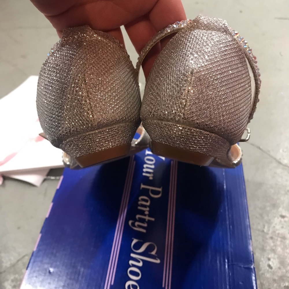 Silver AB Rhinestone Flats! - Picture 13 of 13